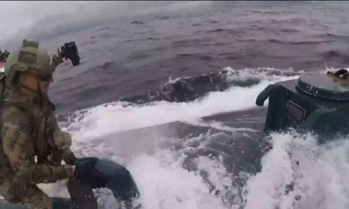 Dramatic Video Shows Coast Guard Seizing ‘Narco Sub’ Full of Cocaine Worth $232 Million