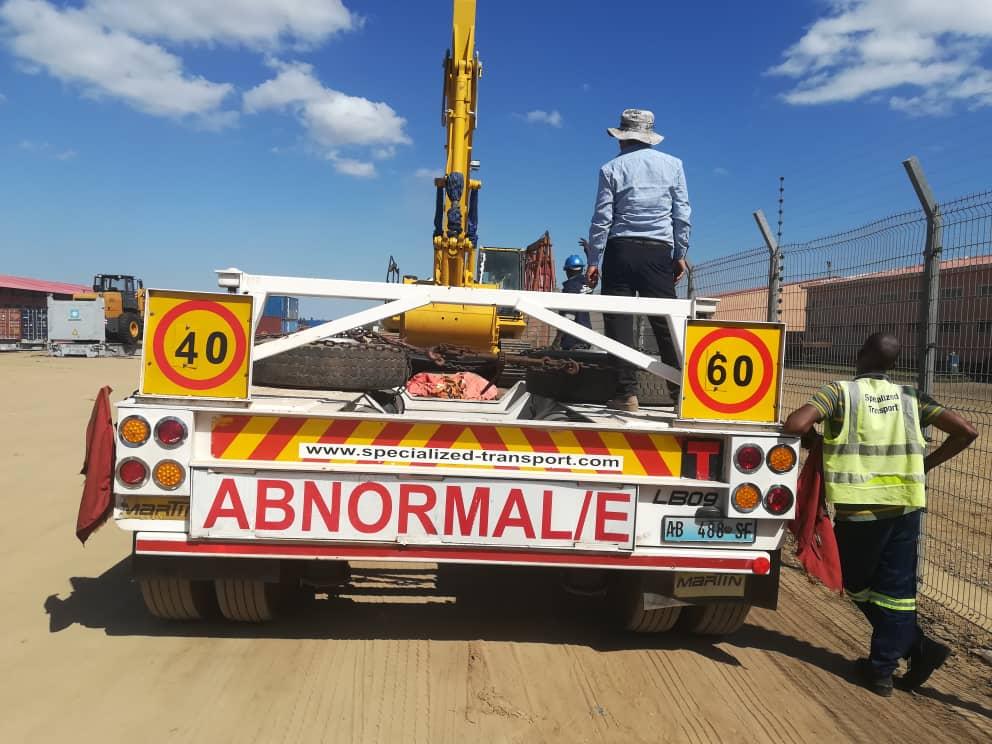 China Aihua Jianye mining equipment at Beira Port in Mozambique ready for transportation to Zimbabwe on June 22, 2019. (Photo c ourtesy Percy Mudzidzwa)