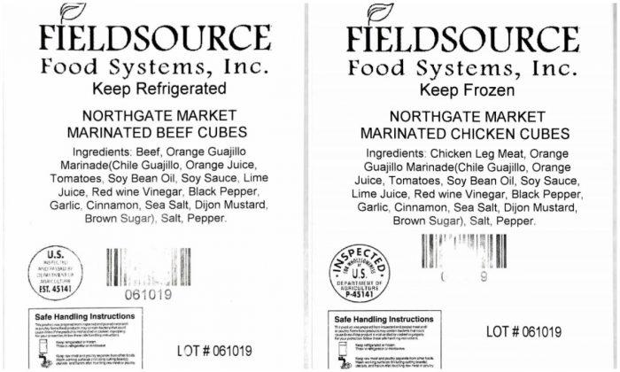 Nearly 13,000 Pounds of Beef and Chicken Products Recalled Due to Undeclared Allergens