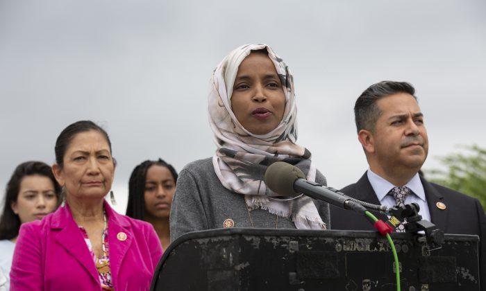 Rep. Omar Labels All Trump Supporters ‘Racists’ Amid Spat With President
