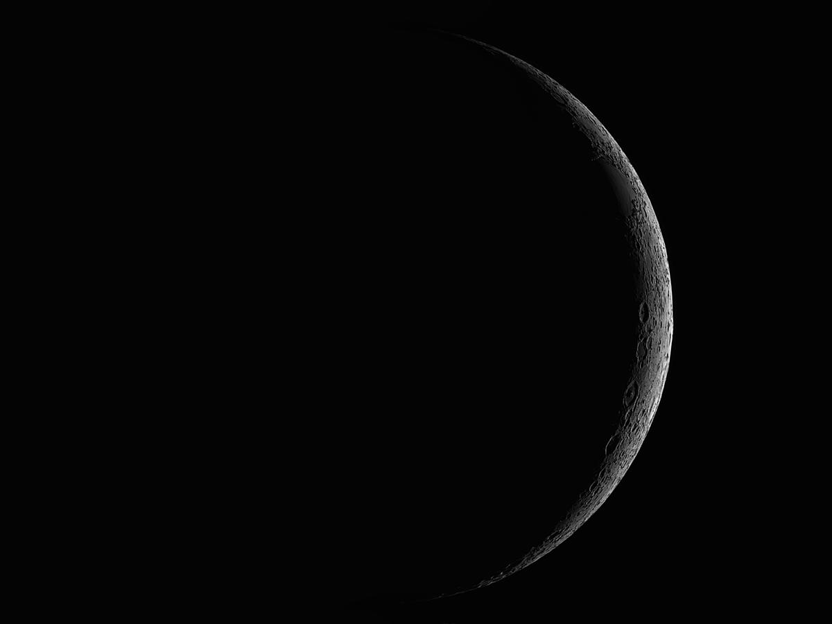 A photo showing a new moon. (Illustration - Shutterstock | <a href="https://www.shutterstock.com/image-photo/series-moon-november-2016-27-day-509457424?studio=1">THANAKRIT SANTIKUNAPORN</a>)