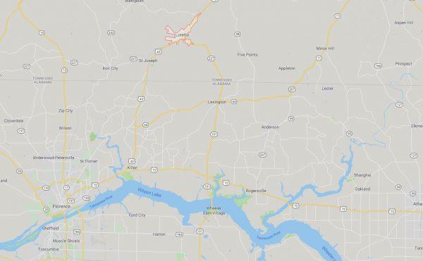 Loretto, Tennessee. (Screenshot/Google Maps)