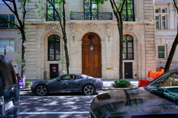 The exterior of the residence owned by Jeffrey Epstein on the Upper East Side is seen on July 15, 2019 in New York City. (Kevin Hagen/Getty Images)
