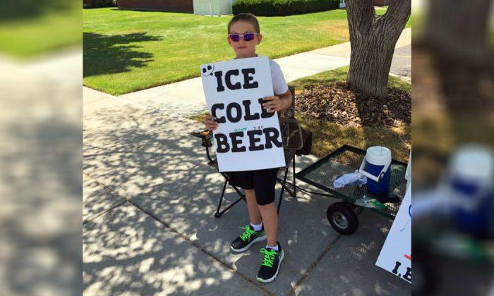 Police Question Child After Neighbors Report Him for Selling ‘Ice Cold Beer’