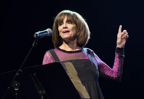 Actress Valerie Harper speaks onstage during The Survivor Mitzvah Project: A benefit for Holocaust survivors at Webster Hall in New York City on May 9, 2015. (Noam Galai/Getty Images for The Survivor Mitzvah Project)