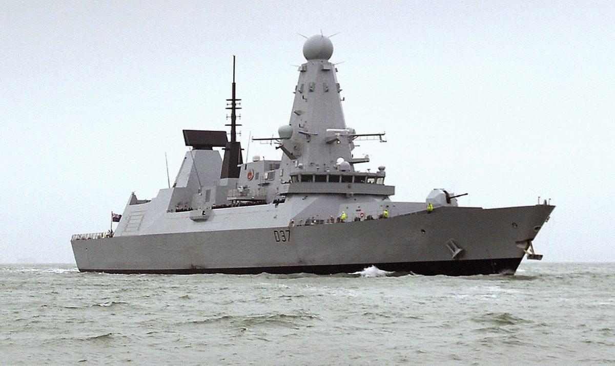 This undated Ministry of Defence handout shows the HMS Duncan, a Type 45 Destroyer, deployed to the Persian Gulf region as Iran threatened to disrupt shipping. (Ben Sutton/Ministry of Defence via AP)