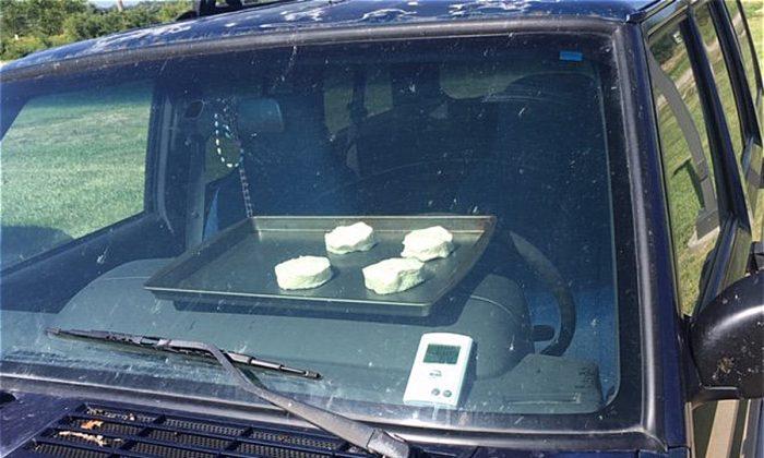 National Weather Service Bakes Biscuits in Parked Car, Issues Warning Ahead of Heatwave