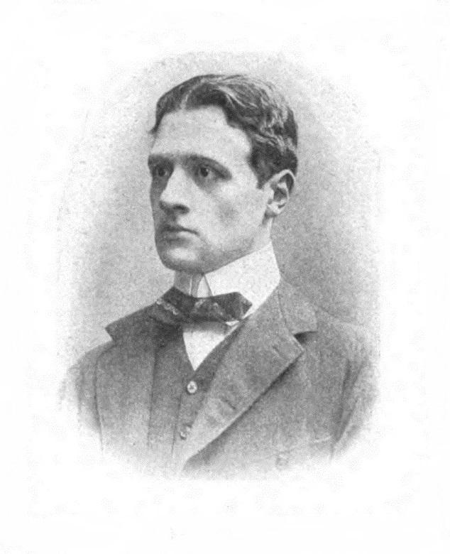 Portrait of Rafael Sabatini, before 1902, from Pearson's Magazine. (Public Domain)