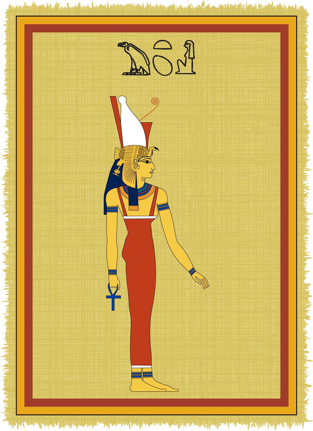 ©Shutterstock | <a href="https://www.shutterstock.com/image-vector/papyrus-image-mut-ancient-egyptian-goddess-790192315?src=oa0UxGElQ1OKWmcUULqgig-1-0&studio=1">AndreyO</a>