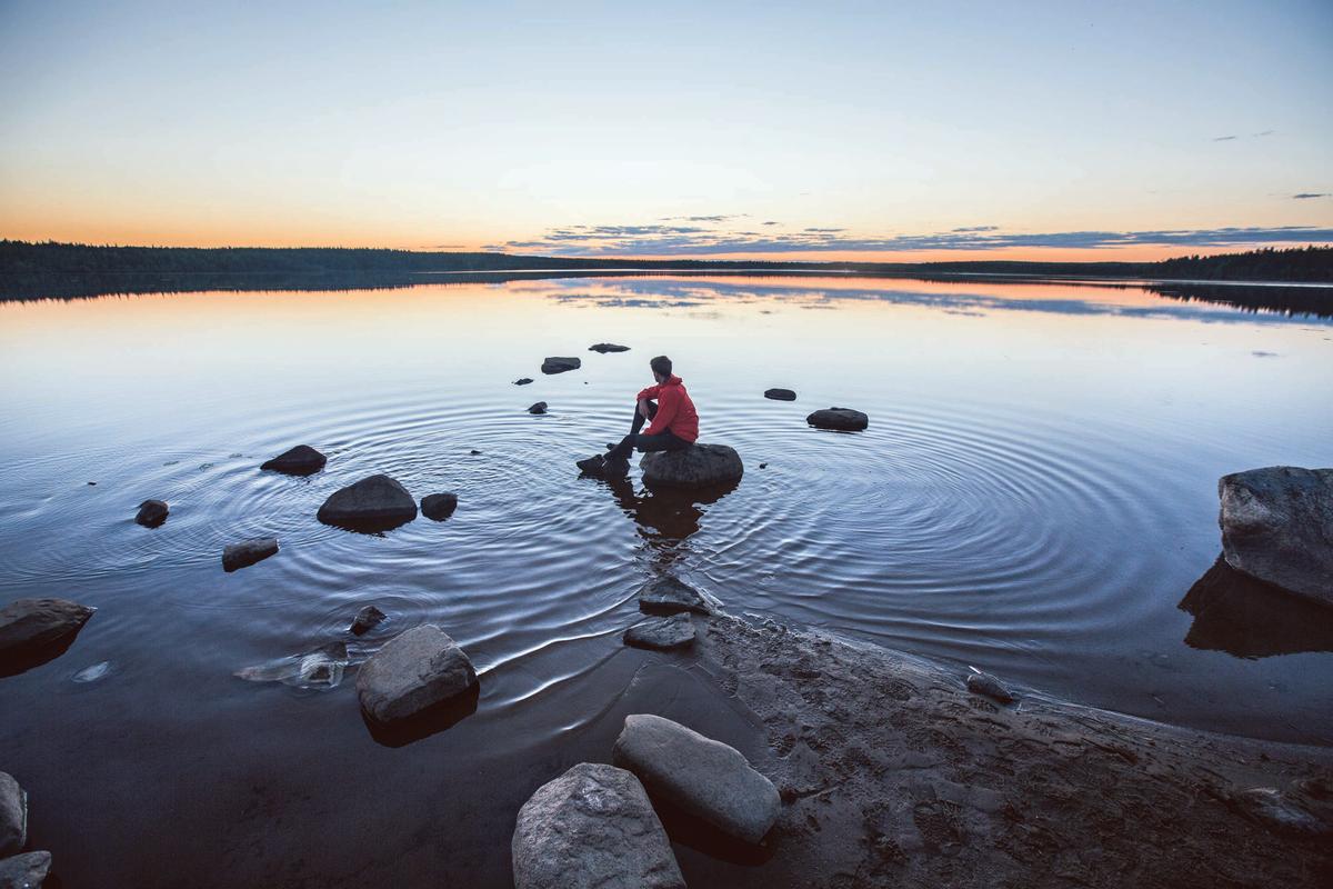 Looking over peaceful Lake Saimaa. (Tobias Meyer/Visit Finland)