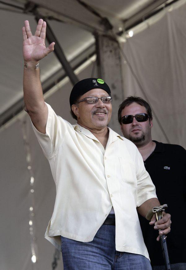 Art Neville during the 2008 New Orleans Jazz & Heritage Festival in New Orleans . on May 4, 2008. (Dave Martin/File Photo via AP)