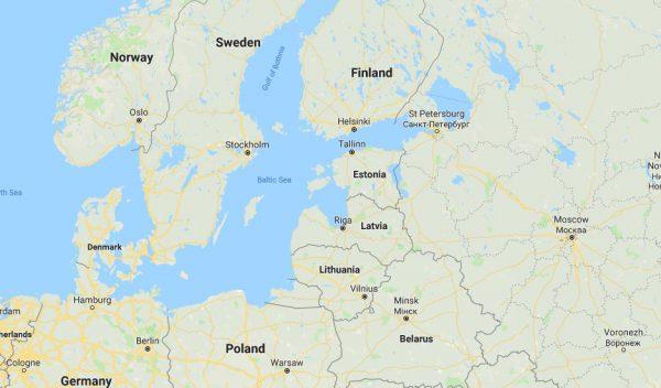 Baltic sea (Screenshot/Google Maps)