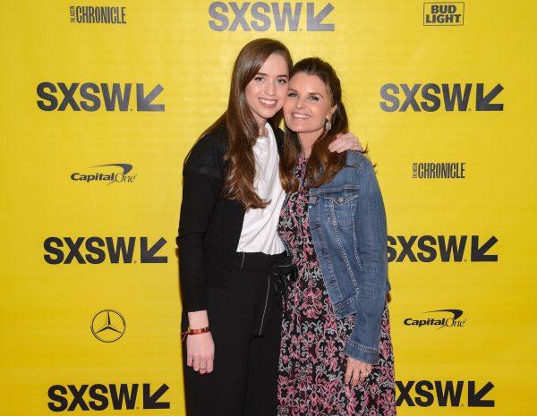 Producers Christina Schwarzenegger and Maria Shriver attend the "Take Your Pills" red carpet premiere in Austin, Texas, on March 9, 2018. (Daniel Boczarski/Getty Images)