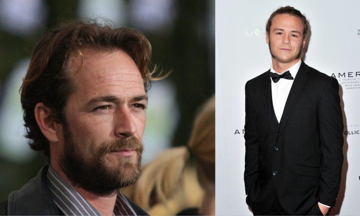 Luke Perry’s Son Climbs His ‘Once Upon a Time in Hollywood’ Billboard as Tribute to Dad’s Final Role