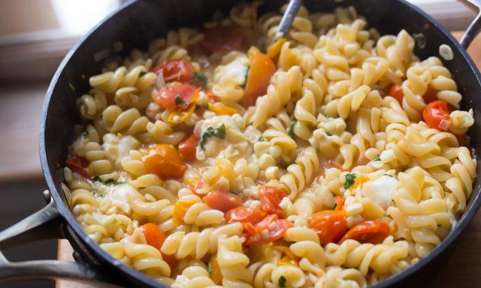 This self-saucing pasta is a one-pot wonder. (Caroline Chambers)