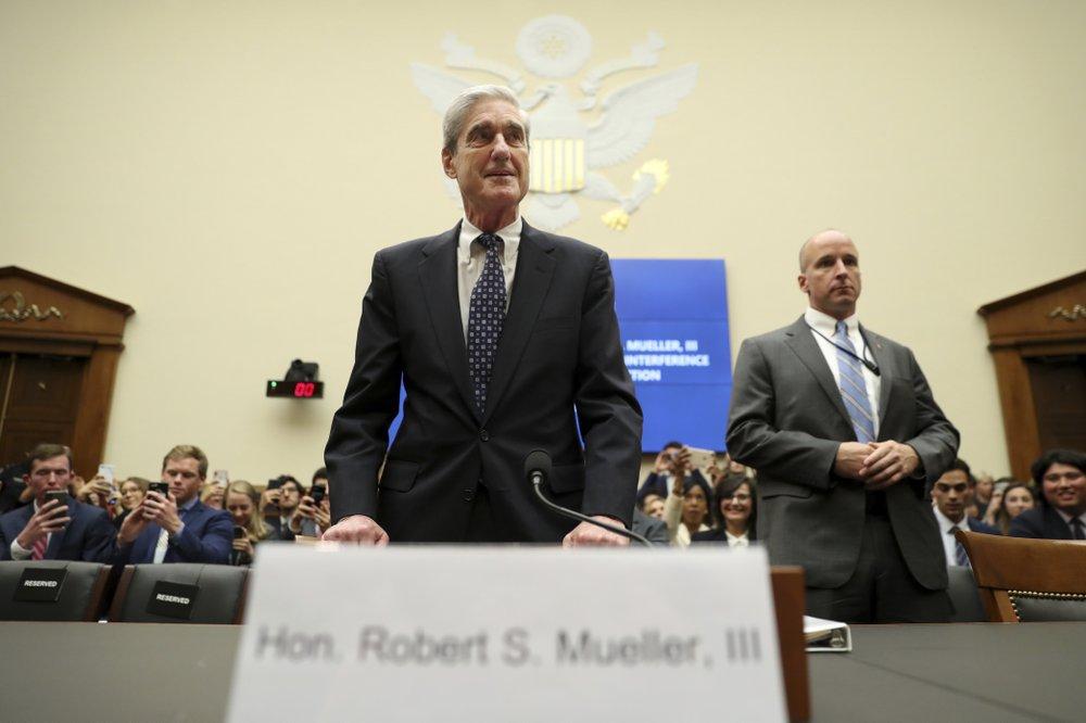 Former special counsel Robert Mueller arrives to testify before the House Intelligence Committee hearing on his report on Russian election interference, on Capitol Hill, in Washington, on July 24, 2019. (Andrew Harnik/AP Photo)