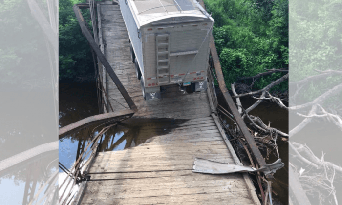 GPS-Obeying Truck Driver Collapses 100-Year-Old Bridge in North Dakota, Could Cost $10 Million to Repair