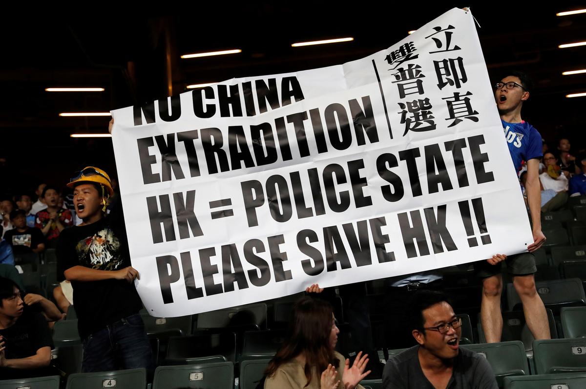 Hong Kong Anti-Government Protests Spill Into Manchester City Game