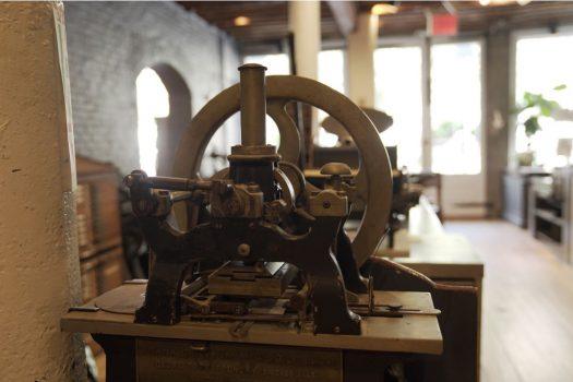 Bowne & Co. Stationers has about 18 functioning presses. (Tal Atzmon/NTDTV)