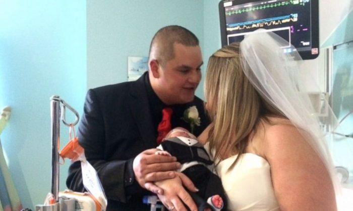 Couple Weds in Hospital Next to Baby Recovering in the NICU
