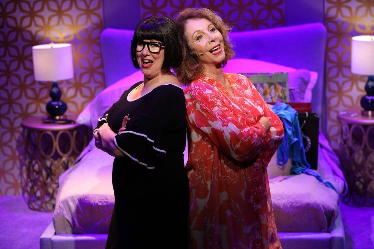 One of the show’s highlights is a duet between Rita Rudner and Kelly Holden Bashar. (Carol Rosegg)