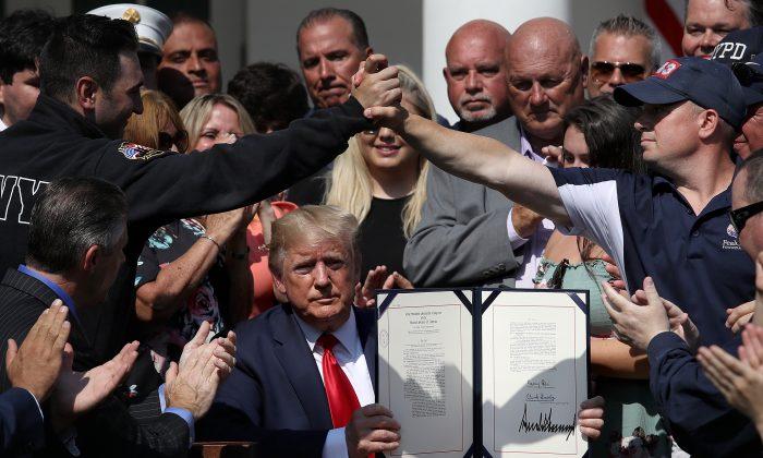 Trump Signs 9/11 Bill Extending Compensation for First Responders