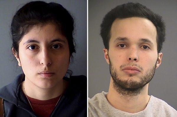 This combination of undated photos released by the Medford Police Department via the FBI shows Hannah Janiak, left, and Daniel Salcido, parents of Aiden Salcido. (Medford Police Department/FBI via AP)