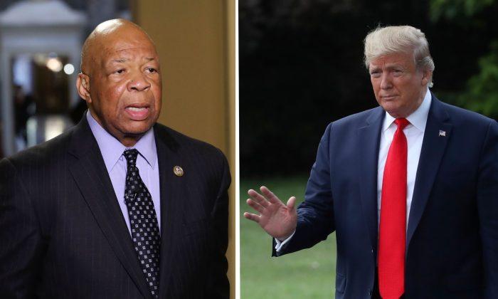 Trump Reacts to Baltimore Home of Rep. Elijah Cummings Being Robbed