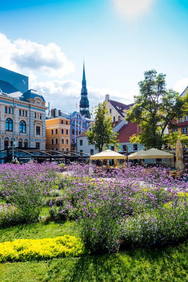 Downtown of Riga city, Latvia. (Shutterstock)