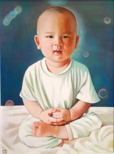 Painting by Zheng Aixin. (Minghui.org)
