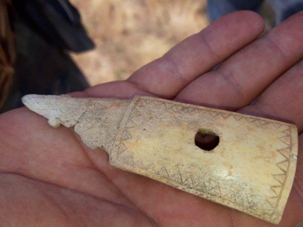 It's not clear what this artifact was used for, and analysis is ongoing.  (Karaganda regional government)