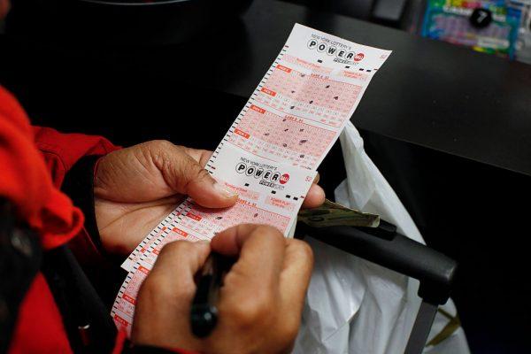 A lottery ticket in a file photograph. (Kena Betancur/AFP/Getty Images)