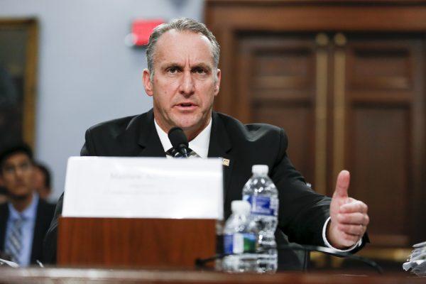 Acting ICE Director Matthew Albence testifies in front of the House Appropriations Committee on the Capitol in Washington on July 25, 2019. (Charlotte Cuthbertson/The Epoch Times)