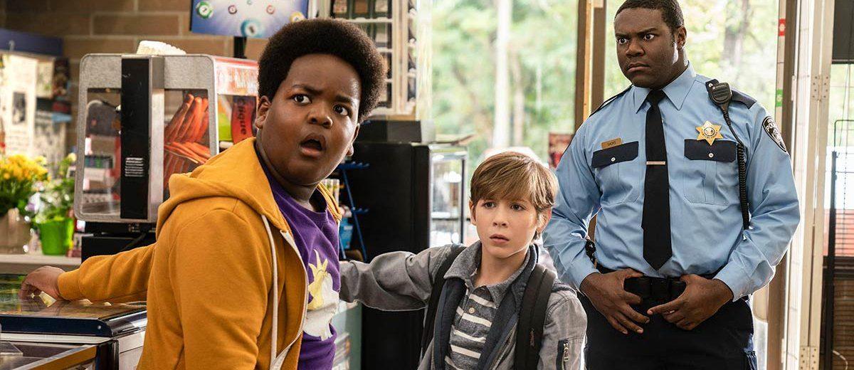 Keith L. Williams, Jacob Tremblay, and Sam Richardson in "Good Boys." (Universal Pictures)