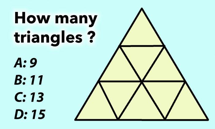 How Many Triangles Do You See? If It’s More Than 9, You’ve Got Serious Brain Power