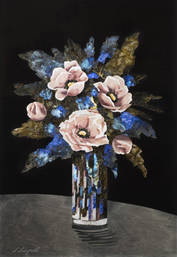 A vase of flowers by Leonardo Scarpelli. (Guido Cozzi)