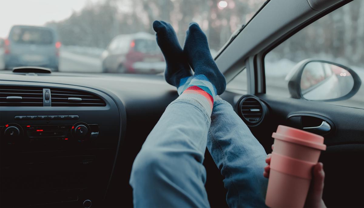 The Alarming Reason Why You Should Never Put Your Feet on the Dashboard of a Car