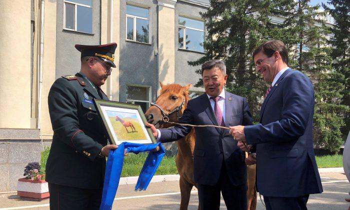 With an Eye on China, Russia and a Horse, Pentagon Chief Visits Mongolia