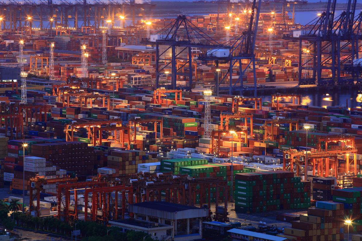 Containers are seen at Yantian port in Shenzhen, Guangdong Province, China on July 4, 2019. (Reuters)
