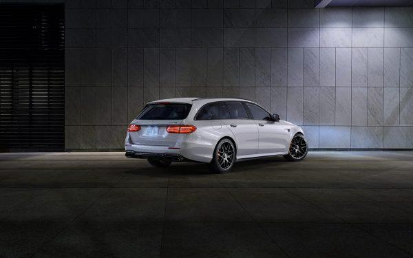 The distinct rear view of a wagon. (Courtesy of Mercedes-Benz)