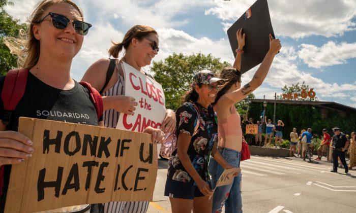 Police Arrest 100 Anti-ICE Protesters Blocking West Side Highway in New York City