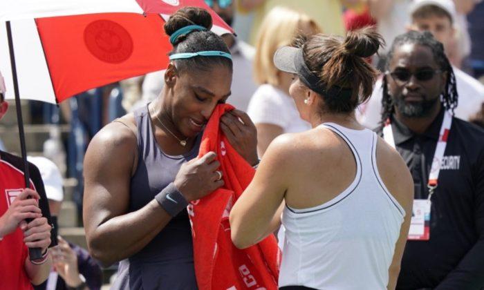 Tearful Serena Retires Injured in Toronto Final