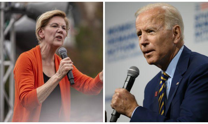 Poll: Biden Drops Significantly, Sanders and Warren Tied in First With Former VP