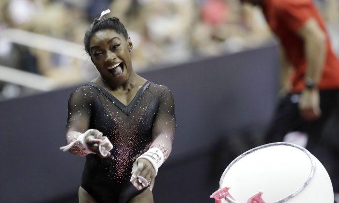 Simone Biles Makes History Again With Jaw-dropping Triple-Double in Floor Exercise