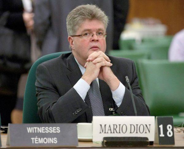 Mario Dion waits to appear before the Commons estimates committee on Parliament Hill in Ottawa, December 13, 2011. Ethics commissioner Dion says Prime Minister Justin Trudeau contravened a section of the Conflict of Interest Act during the so-called SNC-Lavalin affair. (Adrian Wyld/The Canadian Press)