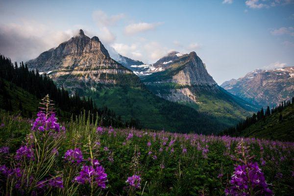 Mount Oberlin and Mount Cannon in Glacier National Park, Montana. (Pixabay)