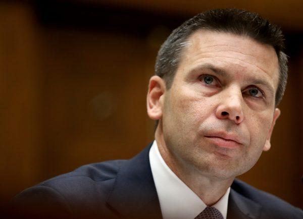 Acting Homeland Security Secretary Kevin McAleenan testifies before the House Oversight and Reform Committee in Washington, DC., on July 18, 2019 (Win McNamee/Getty Images)