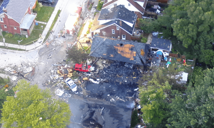 Vehicle Slams Into House Causing Explosion in London, ON., Police Say