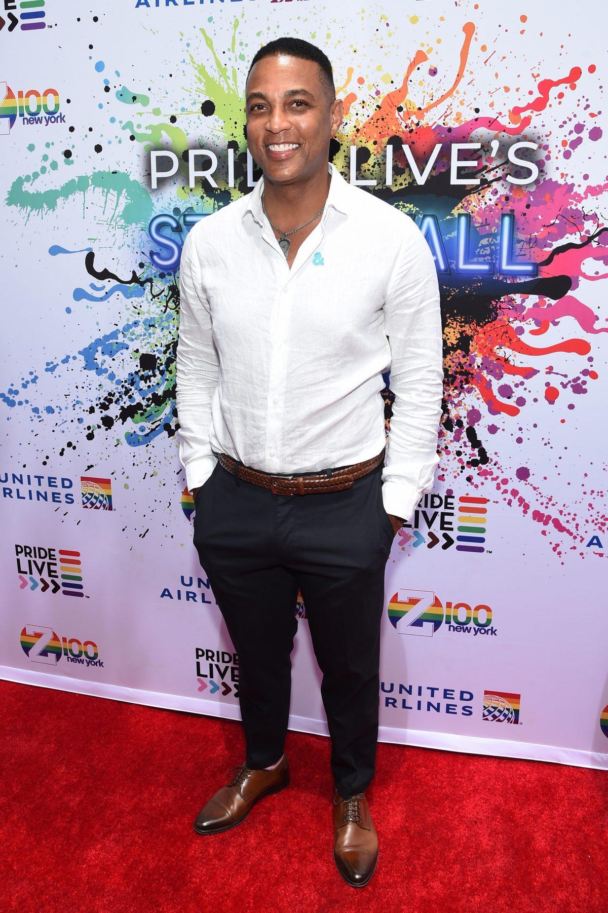 Don Lemon attends Pride Live's 2019 Stonewall Day on June 28, 2019 in New York City. (Photo by Jamie McCarthy/Getty Images)