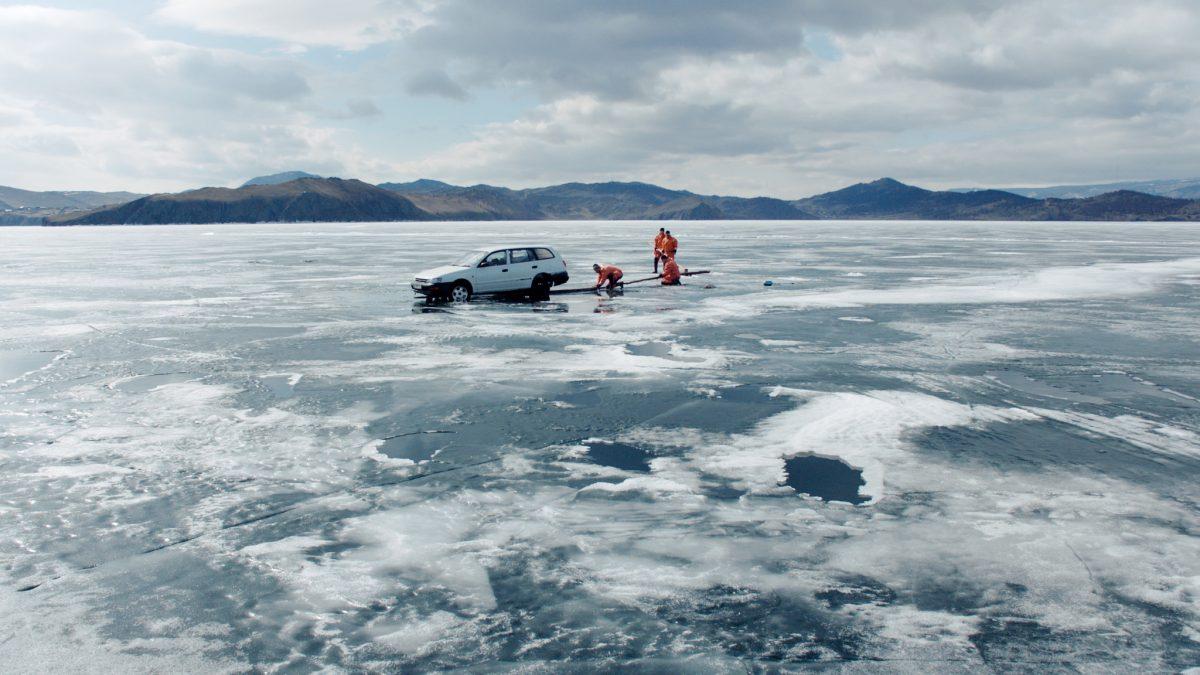 A shot of Lake Baikal, in the environmental film "Aquarela." (Viktor Kossakovsky, Ben Bernhard/Sony Pictures Classics)